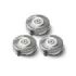 Philips Pack de 3 Cabezales de Recambio para Afeitadoras Serie 5000 - Cuchillas Autoafilables - Seguimiento de Contornos - Color Acero