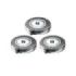 Philips Pack de 3 Cabezales de Recambio para Afeitadoras Series 1000 y 3000 - Cuchillas Autoafilables - Seguimiento de Contornos - Color Acero