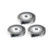 Philips Pack de 3 Cabezales de Recambio para Afeitadoras Series 1000 y 3000 - Cuchillas Autoafilables - Seguimiento de Contornos - Color Acero