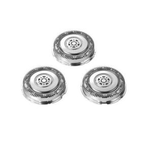 Philips Pack de 3 Cabezales de Recambio para Afeitadoras Series 5000 y 7000 - Cuchillas Autoafilables - Seguimiento de Contornos - Color Acero