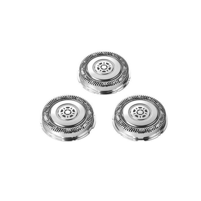 Philips Pack de 3 Cabezales de Recambio para Afeitadoras Series 5000 y 7000 - Cuchillas Autoafilables - Seguimiento de Contornos - Color Acero