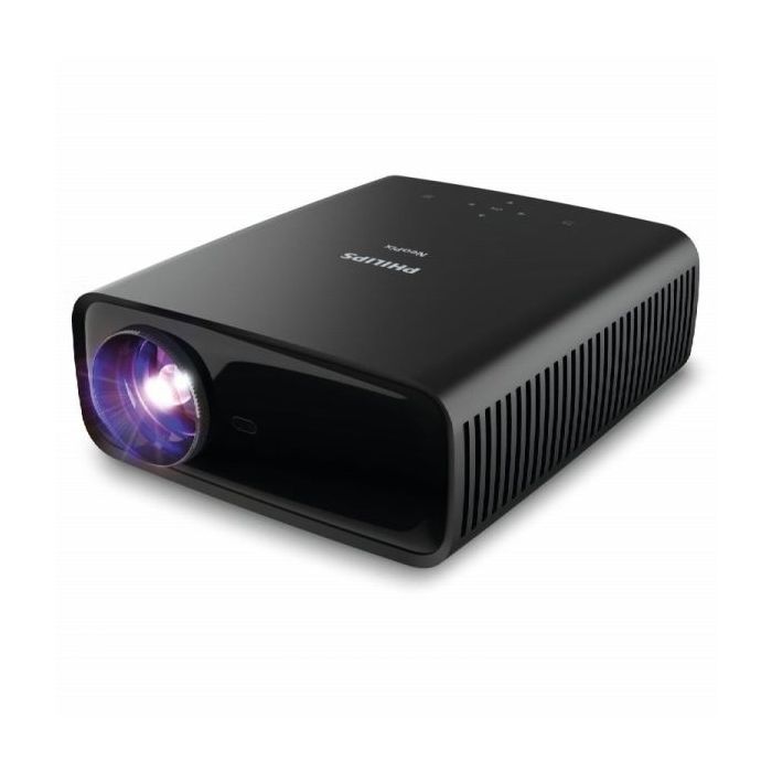Philips Proyector LED - FullHD 1080p - Bluetooth - Proyecion hasta 80 Pulgadas - WiFi - Correccion de Imagen Automatica - Altavoces Integrados - HDMI - USB - Jack 3.5mm - Color Negro