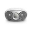 Philips Radio CD - Altavoces Integrados - Refuerzo Dinamico de Graves - Sintonizacion Automatica - Jack 3.5mm - 252x232x124mm - Color Gris
