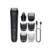 Philips Recortadora 7 en 1 Inalambrica - Mantenimiento sin Aceite - Cuchillas Autoafilables - Incluye Accesorios - Recargable - Acero Inoxidable - Incluye Peines Guia - Color Negro y Verde