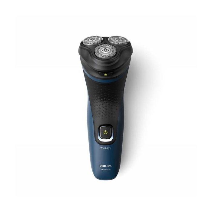 Philips S1151/00 Afeitadora Electrica Series 1000 Wet & Dry - 3 Cabezales Flexibles 3D - Afeitadora 100% Lavable IPX7 - Uso Inalambrico 40min - Carga 8h - Mango Ergonomico