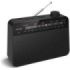 Philips TAR2509 Radio Portatil FM/AM - Altavoz 3.5” de Sonido Claro - Alimentacion por Pilas D o CA - Control de Tono - Sintonizacion Analogica con Indicador LED - Puerto Auriculares 3.5mm