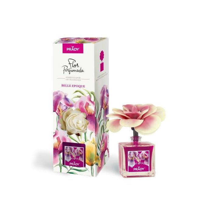 Prady Ambientador Flor Perfumada Belle Epoque - Frasco de Cristal 90ml