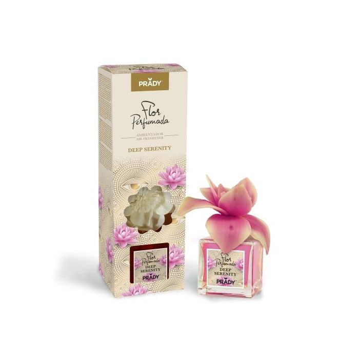 Prady Ambientador Flor Perfumada Deep Serenity - Frasco de Cristal 90ml