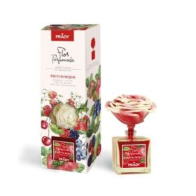 Prady Ambientador Flor Perfumada Frutos Rojos - Frasco de Cristal 90ml