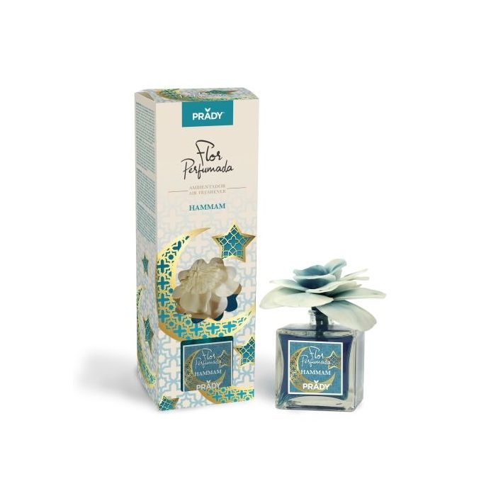 Prady Ambientador Flor Perfumada Hamman - Frasco de Cristal 90ml