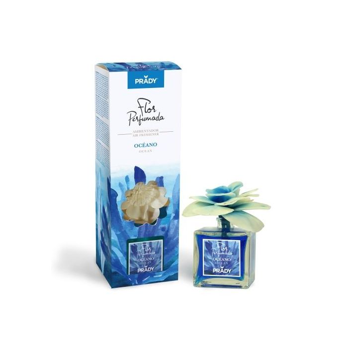 Prady Ambientador Flor Perfumada Oceano - Frasco de Cristal 90ml