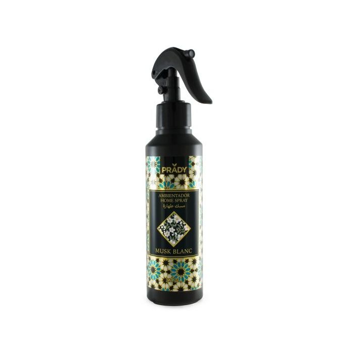 Prady Ambientador Home Spray Coleccion Oriental Musk Blanc - Frasco de 220 ml - Spray Pulverizador