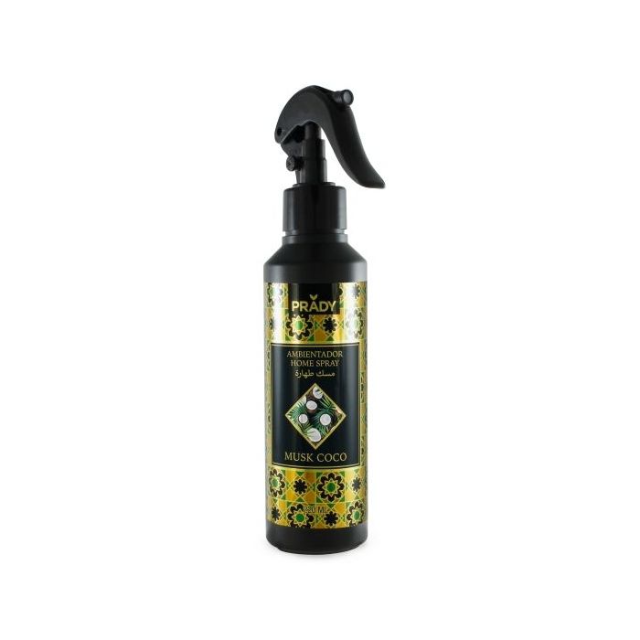 Prady Ambientador Home Spray Coleccion Oriental Musk Coco - Frasco de 220 ml - Spray Pulverizador