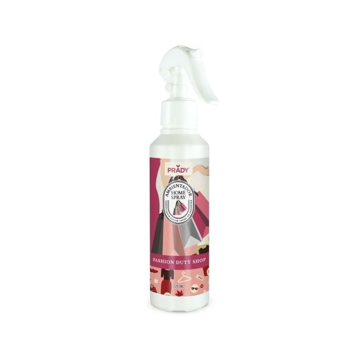 Prady Ambientador Home Spray Fashion Duty Shop - Frasco de 220 ml - Spray Pulverizador