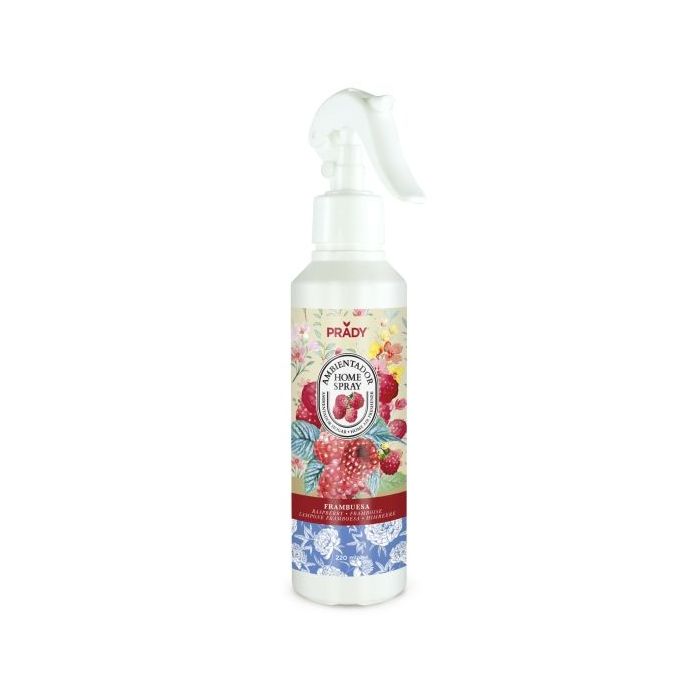 Prady Ambientador Home Spray Frambuesa - Frasco de 220 ml - Spray Pulverizador