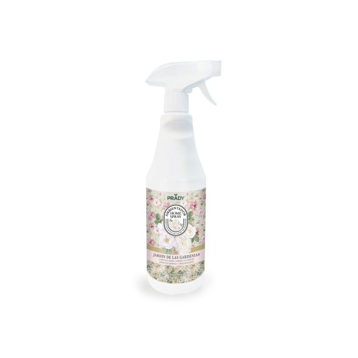Prady Ambientador Home Spray Jardin de Gardenias - Frasco de 700 ml - Spray Pulverizador