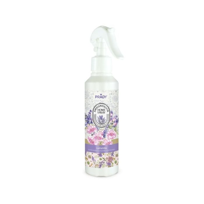 Prady Ambientador Home Spray Lavanda - Frasco de 220 ml - Spray Pulverizador