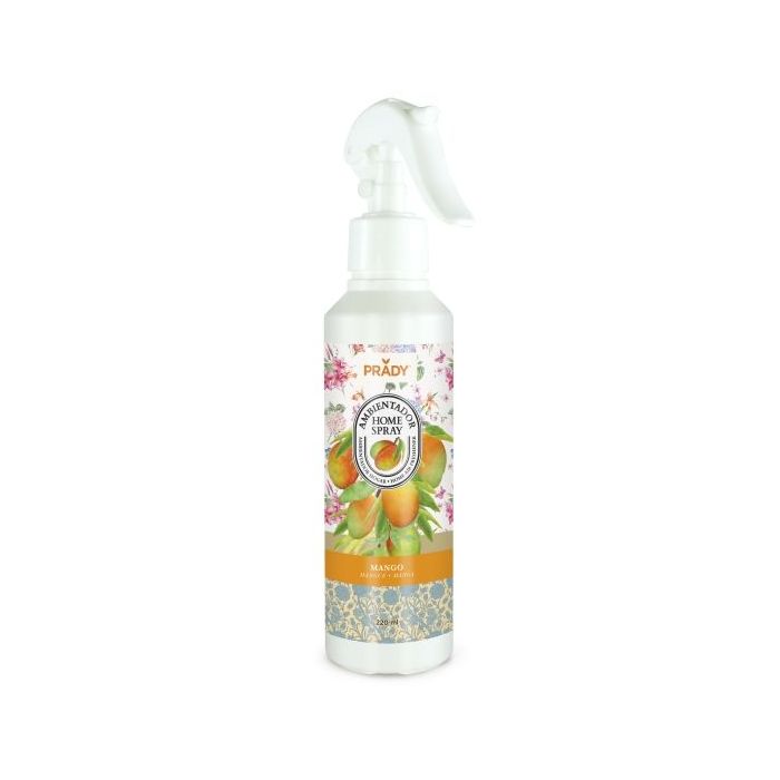 Prady Ambientador Home Spray Mango - Frasco de 220 ml - Spray Pulverizador