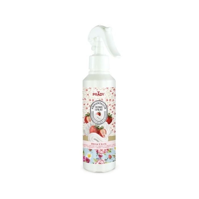 Prady Ambientador Home Spray Nata y Fresa - Frasco de 220 ml - Spray Pulverizador
