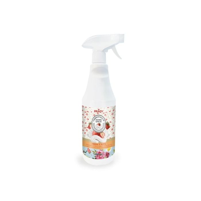 Prady Ambientador Home Spray Nata y Fresa - Frasco de 700 ml - Spray Pulverizador
