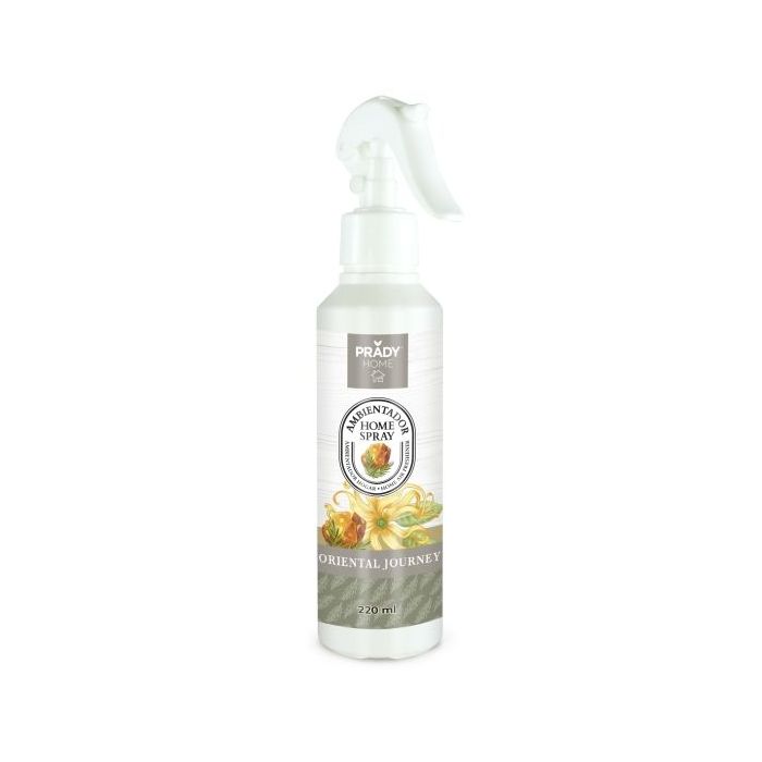 Prady Ambientador Home Spray Oriental Journey - Frasco de 220 ml - Spray Pulverizador