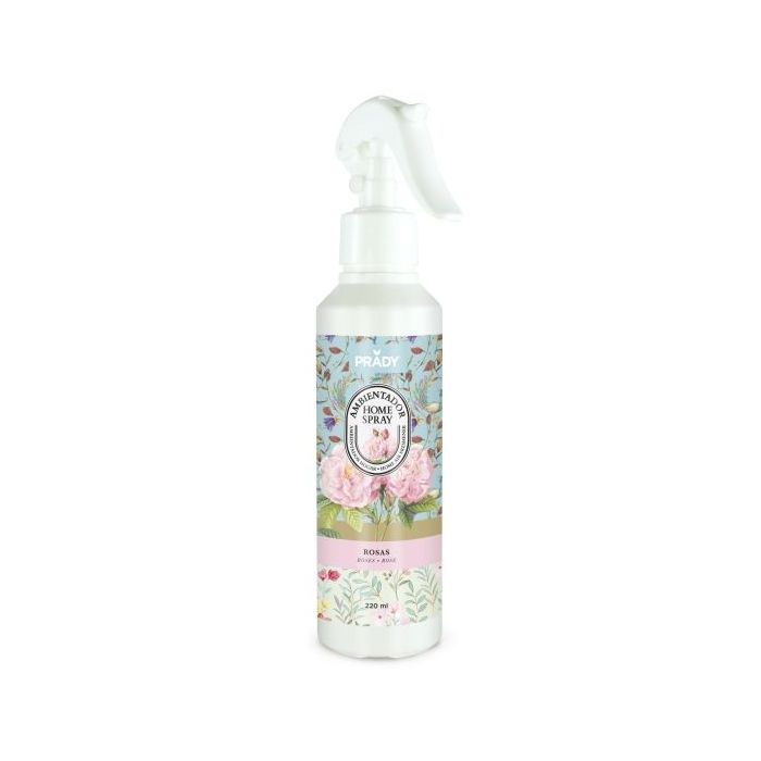 Prady Ambientador Home Spray Rosas - Frasco de 220 ml - Spray Pulverizador
