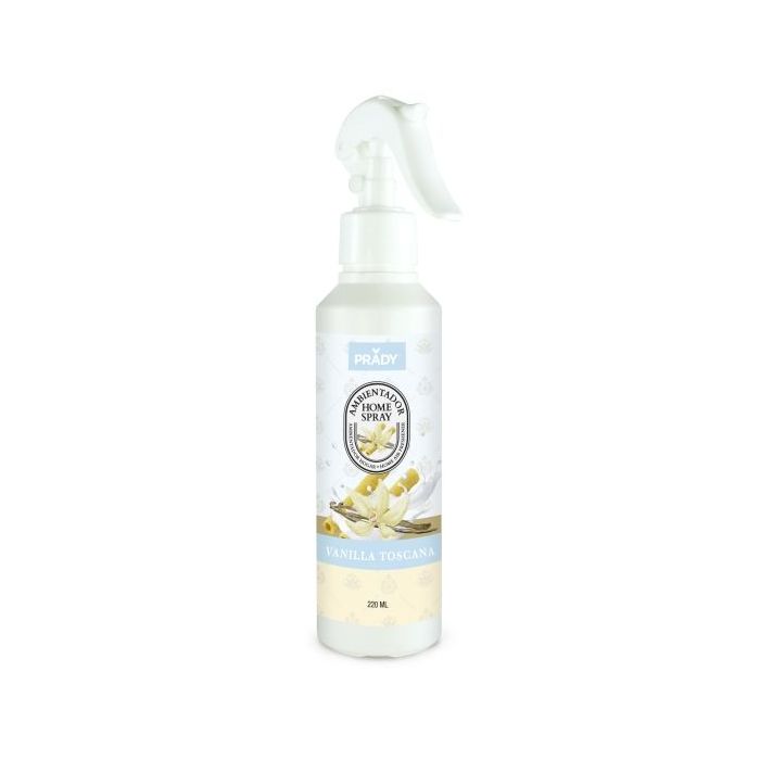 Prady Ambientador Home Spray Vainilla Toscana - Frasco de 220 ml - Spray Pulverizador