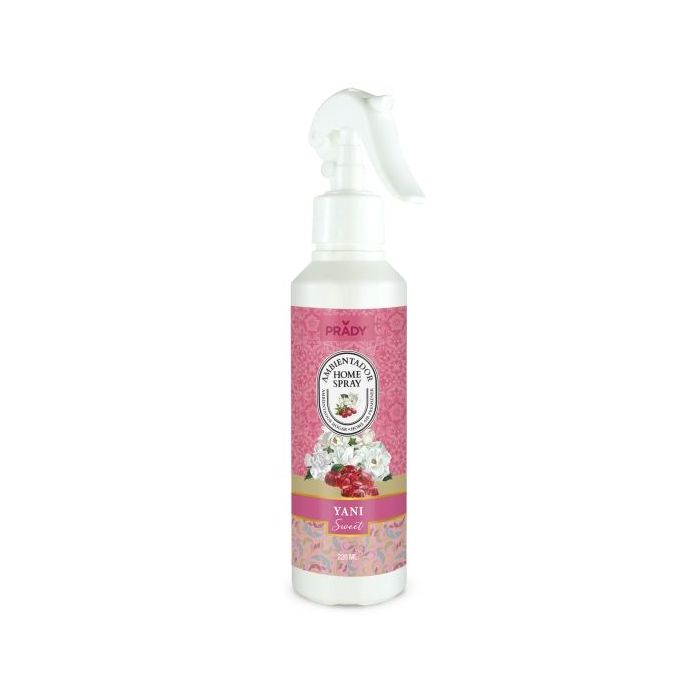 Prady Ambientador Home Spray Yani Sweet - Frasco de 220 ml - Spray Pulverizador