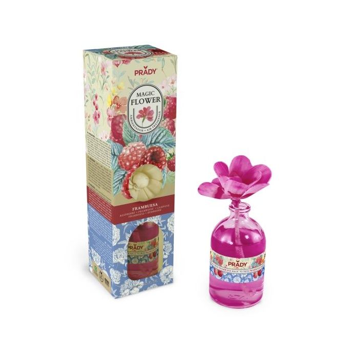 Prady Ambientador Magic Flower Frambuesa - Frasco de Cristal 100ml