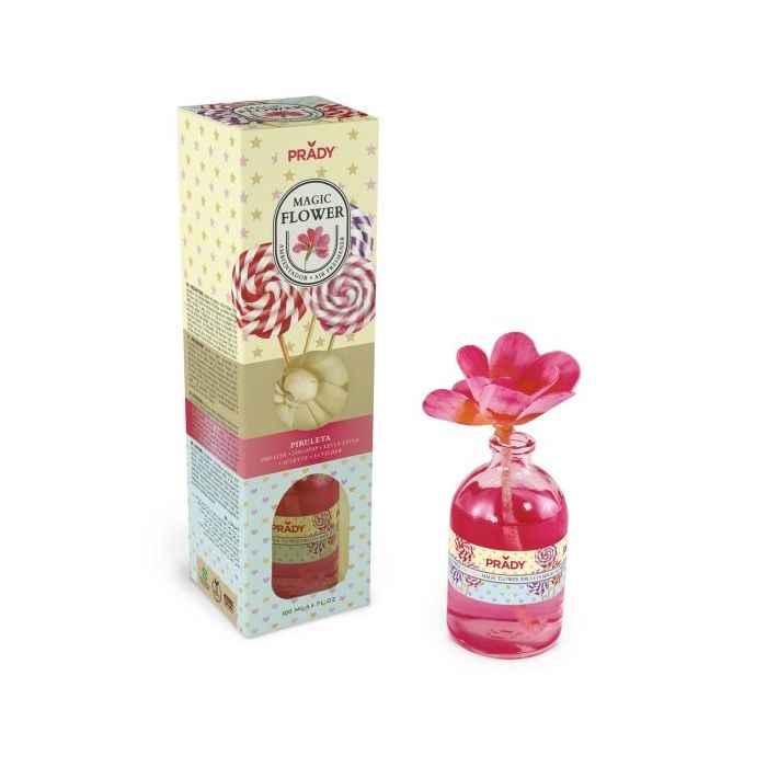 Prady Ambientador Magic Flower Piruleta - Frasco de Cristal 100ml