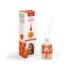 Prady Ambientador Mikado Corazon de Melocoton - Frasco de Cristal 100 ml y Varitas Difusoras