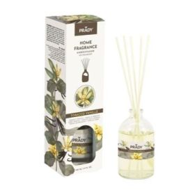 Prady Ambientador Mikado Tobacco Vanille - Frasco de Cristal 100 ml y Varitas Difusoras