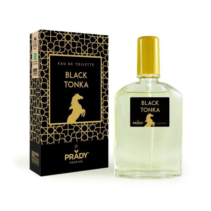 Prady Colonia Unisex Black Tonka - Frasco de 90 ml - Spray Pulverizador