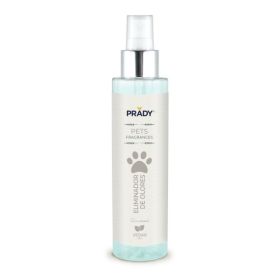 Prady Perfume Para Mascota Eliminador de Olores - Frasco de 150 ml - Spray Pulverizador
