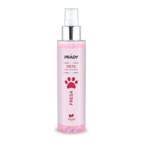 Prady Perfume Para Mascota Fresa - Frasco de 150 ml - Spray Pulverizador