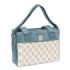 Safta Leaves Bolso de 17.94L - Adaptable al Carrito - Cierre de Velcro - Multiples Bolsillos - Compartimento con Cremallera - Bandolera Ajustable - Interior Forrado - 460x150x260mm - Color Azul