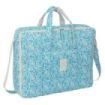 Safta Miffy Mum Garden Maleta de Bebe de 28L - Cremallera Doble - Bolsillo Frontal - Bolsillos Internos - Bandolera Ajustable - Asas Superiores para Transporte - 500x140x400mm - Color Azul Claro