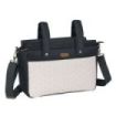 Safta Miffy Mum Moon Bolso de 17.94L - Adaptable a Carrito con Velcros - Multiples Bolsillos - Cremallera - Interior Forrado - Bandolera Ajustable - 460x150x260mm - Color Blanco y Negro