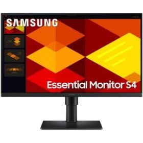 Samsung Essential S40GD Monitor 24" IPS FullHD 100Hz - Respuesta 5ms - Ajustable en Altura, Giratorio e Inclinable - USB, HDMI, DisplayPort - VESA 100x100mm - Color Negro