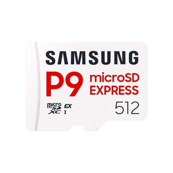 Samsung P9 Tarjeta Micro SDXC Express 512GB UHS-I V30 A1 800MBs