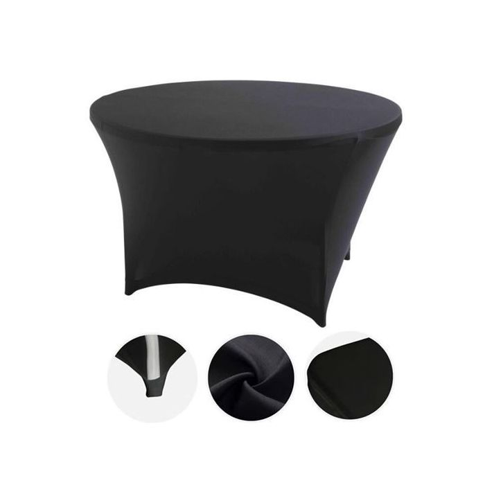 Sungarden Funda Para Mesa de Resina Redonda 160x74cm - Color Negro