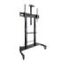 Tooq Ares Soporte de Suelo con Ruedas con Regulacion de Altura para Pantallas 60"-100" - Color Negro