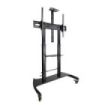 Tooq Ares Soporte de Suelo con Ruedas con Regulacion de Altura para Pantallas 60"-100" - Color Negro