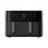 Xiaomi Dual Zone Air Fryer Freidora de Aire 10L Doble Zona 3.5L + 6.5L - Potencia 2700W con Tecnologia de Circulacion 360° - Temperatura 40–230°C - Funcion SYNC y 9 Modos de Cocinado - Control Tactil - Color Negro