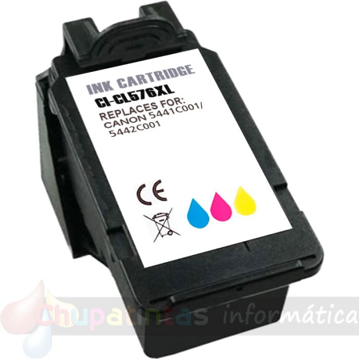Canon CL576XL Color Cartucho de Tinta Remanufacturado - Reemplaza 5441C001/5442C001