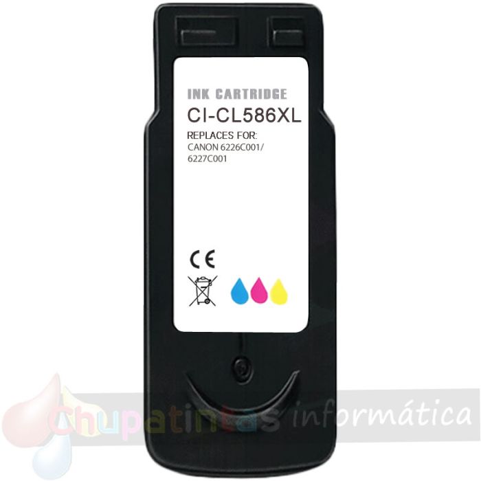 Canon CL586XL Color Cartucho de Tinta Genérico - Reemplaza 6226C001/6227C001