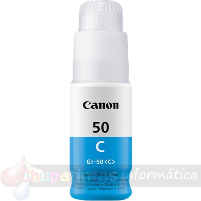 Canon GI50 Cyan Botella de Tinta Original - GI50C/3403C001
