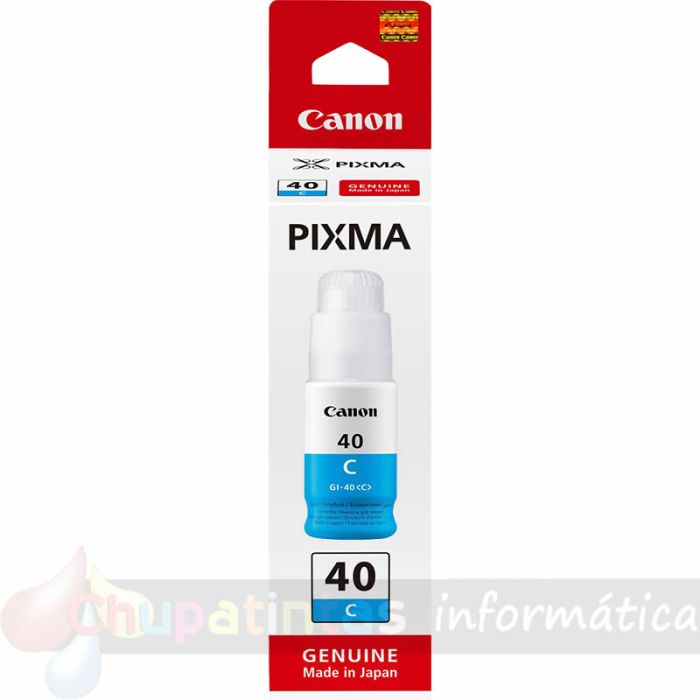 Canon GI40 Cian Botella de Tinta Original - GI40C/3400C001
