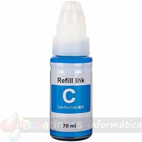 Canon GI40/GI41/GI43/GI46/GI490/GI50/GI51/GI53/GI55/GI56/GI590 Cian Botella de Tinta Genérico
