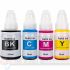 Canon GI40/GI41/GI43/GI46/GI490/GI50/GI51/GI53/GI55/GI56/GI590 4 Botellas de Tinta Genéricas